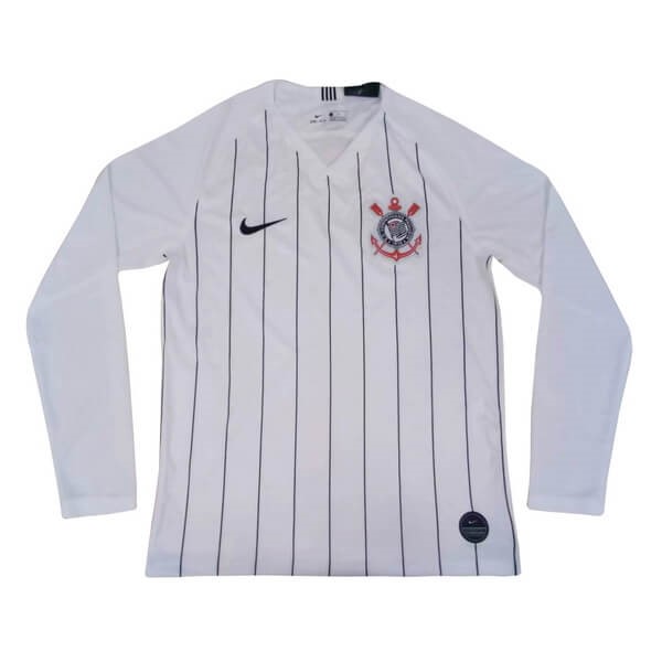 Maillot Football Corinthians Paulista Domicile ML 2019-20 Blanc